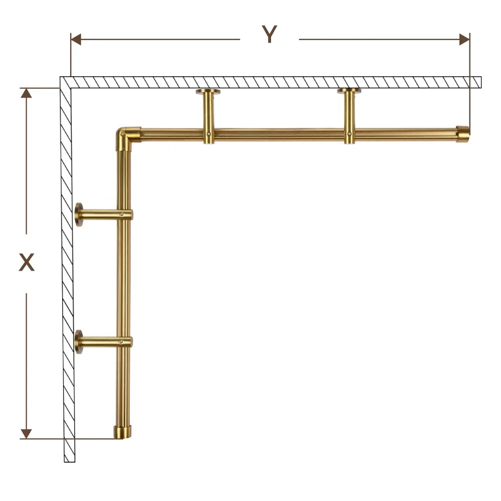 Cato Bay Window Curtain Traverse Rod