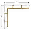 Cato Bay Window Curtain Traverse Rod