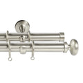 Arno Double Decorative Curtain Rod with Rings- -TWOPAGES