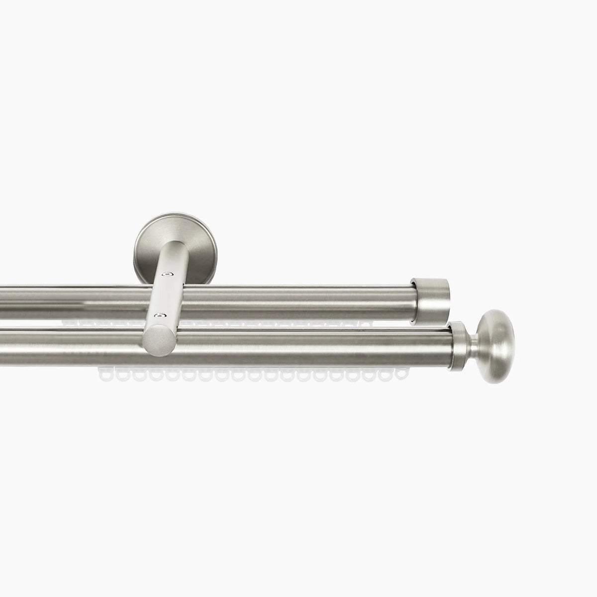 Cato Double Decorative Traverse Curtain Rod