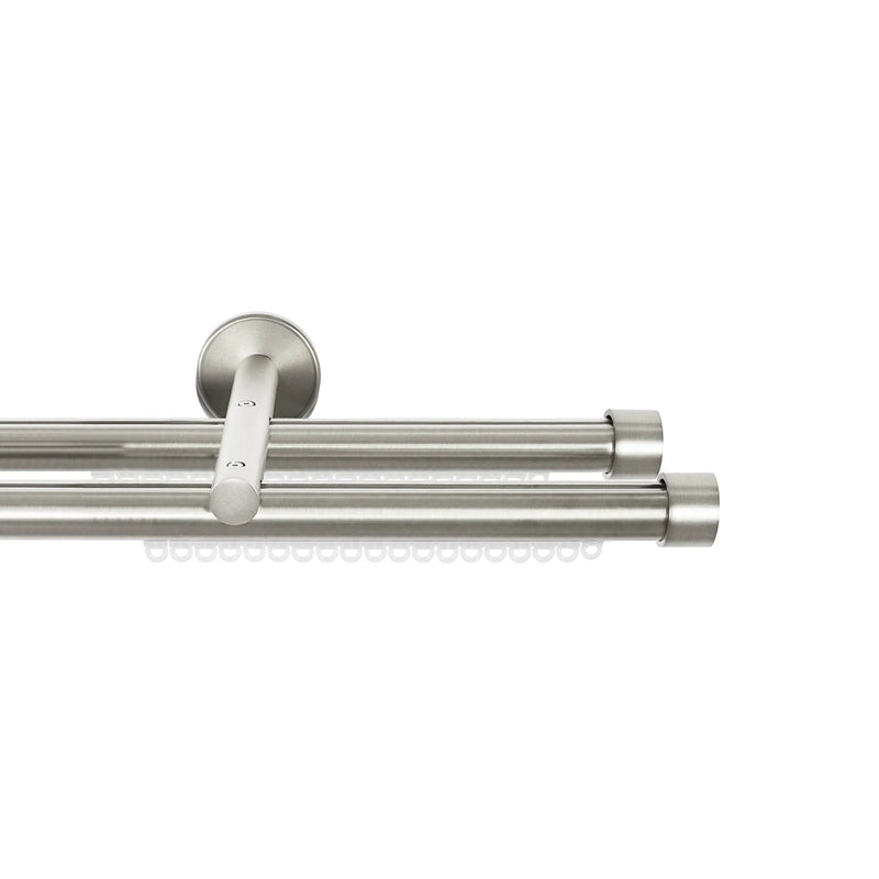 Cato Double Decorative Traverse Curtain Rod