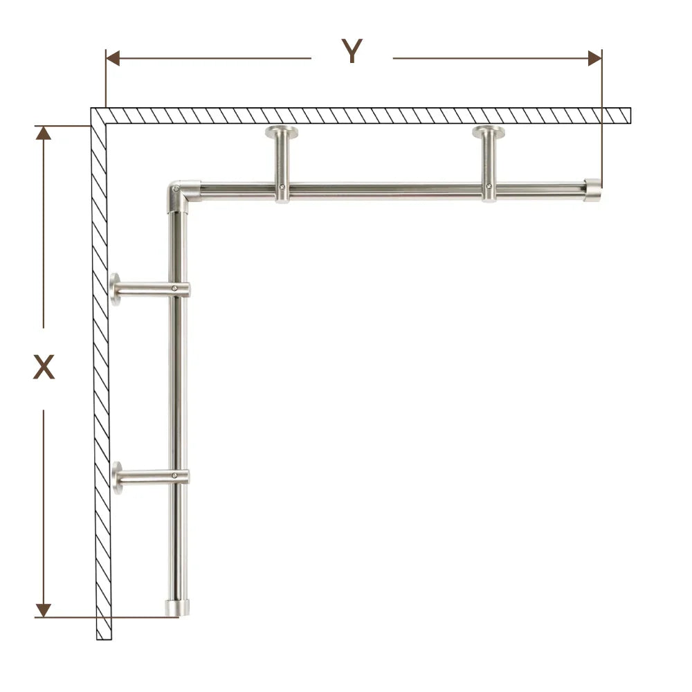Cato Bay Window Curtain Traverse Rod