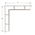 Cato Bay Window Curtain Traverse Rod