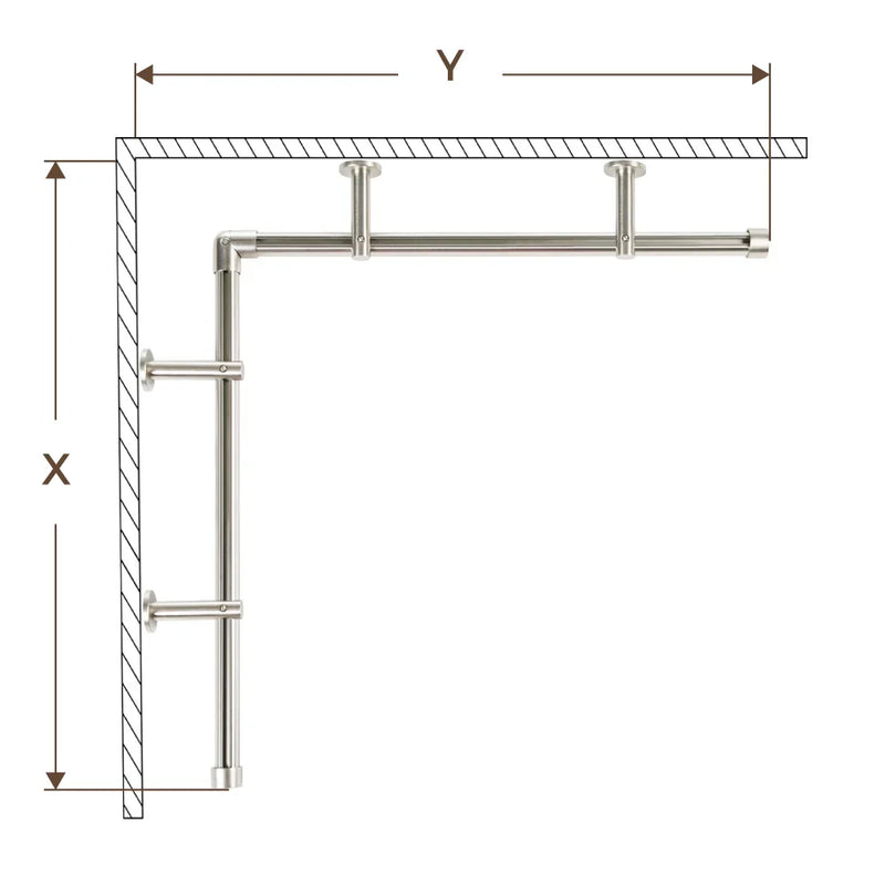 Cato Bay Window Curtain Traverse Rod