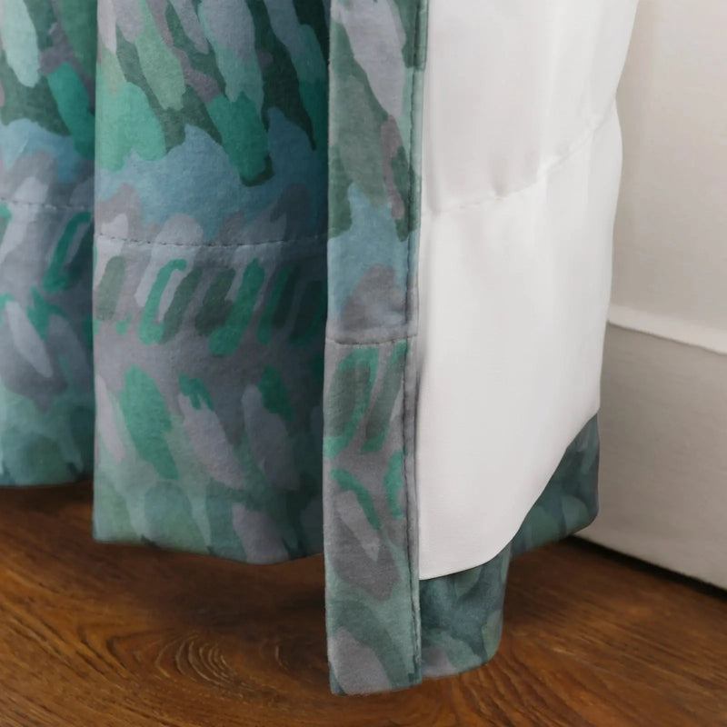 Amy Switzer x TWOPAGES Modern Luxe Velvet Pleated Curtains