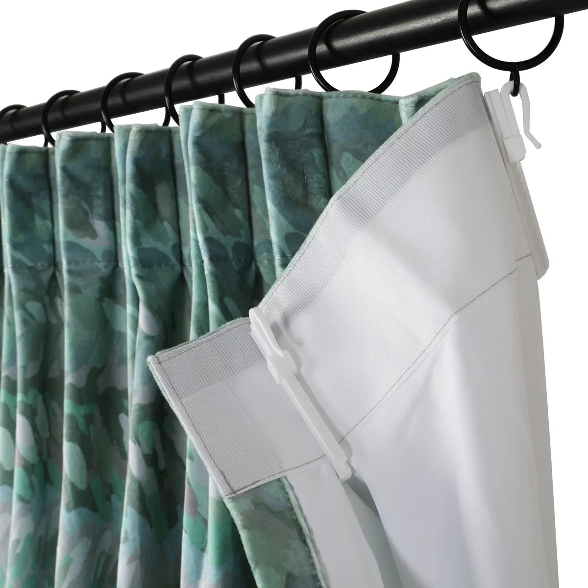 Amy Switzer x TWOPAGES Modern Luxe Velvet Pleated Curtains