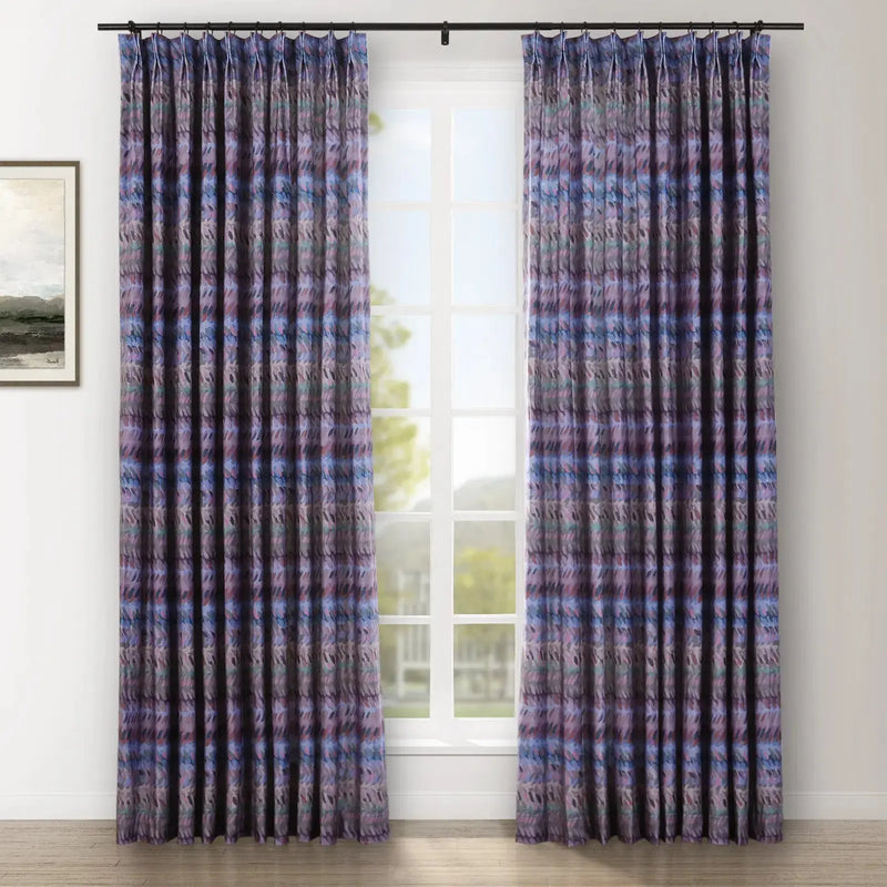 Amy Switzer x TWOPAGES Modern Luxe Velvet Pleated Curtains