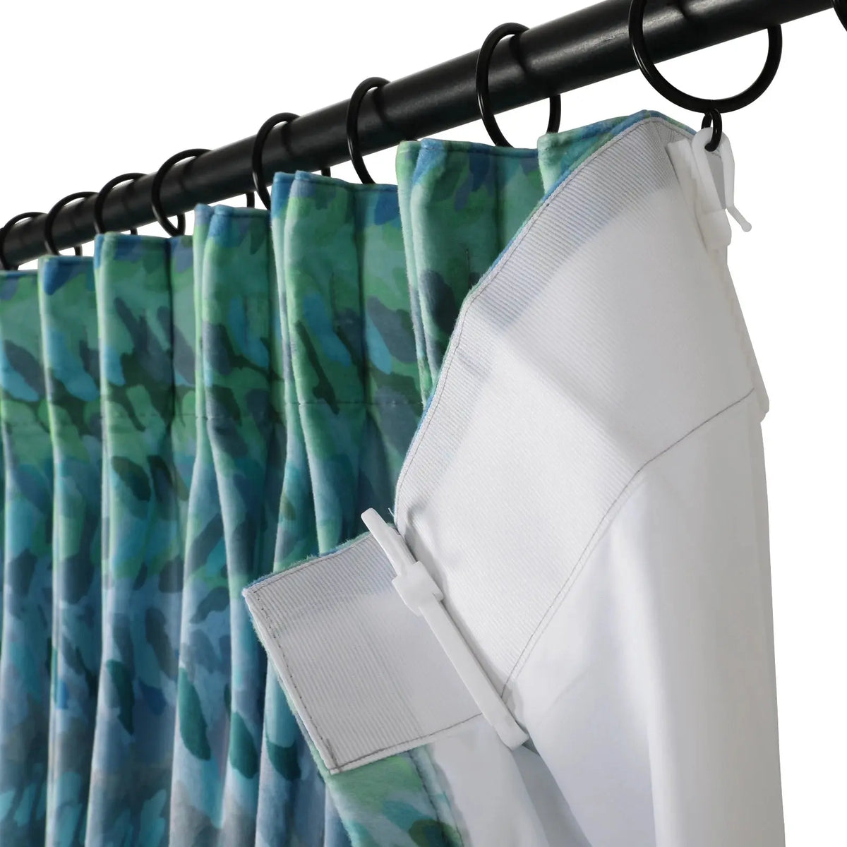 Amy Switzer x TWOPAGES Modern Luxe Velvet Pleated Curtains
