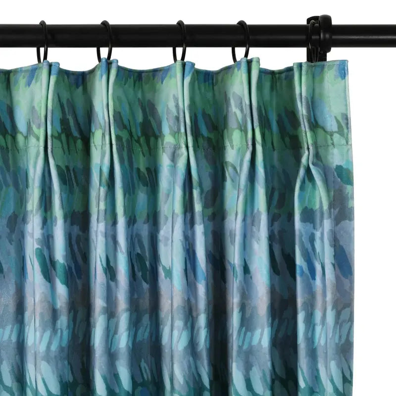 Amy Switzer x TWOPAGES Modern Luxe Velvet Pleated Curtains