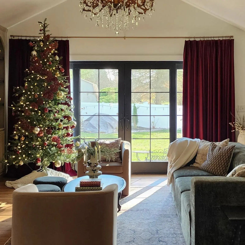 Tavis Premium Velvet Pleated Curtain