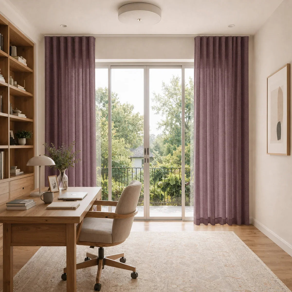 Jawara Linen Cotton S-fold Curtain with Belt Hook - Lora Track