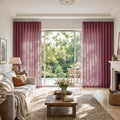Liz Linen S-fold Curtains with Snap Tape - Lora Track