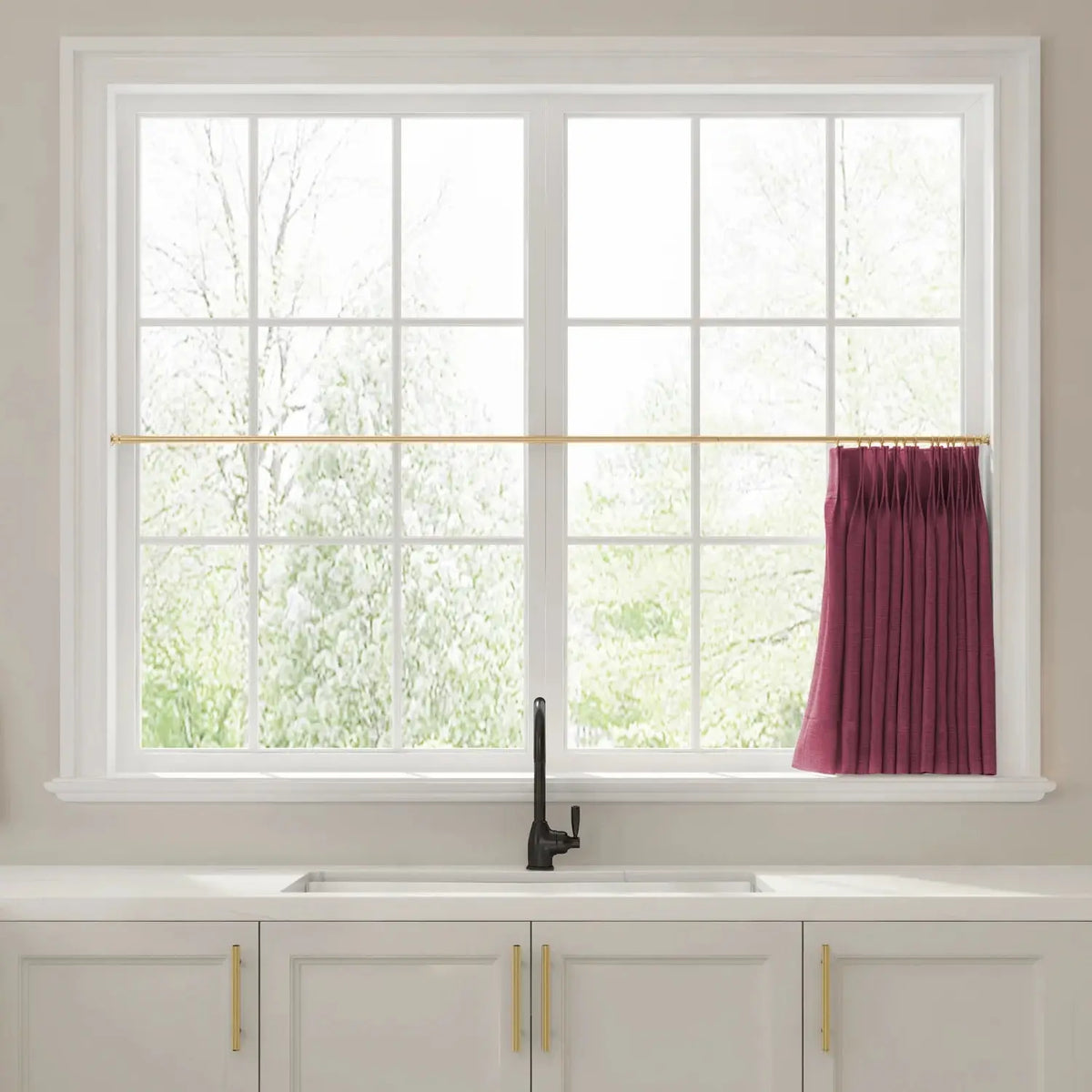 Liz Linen Cafe Curtains