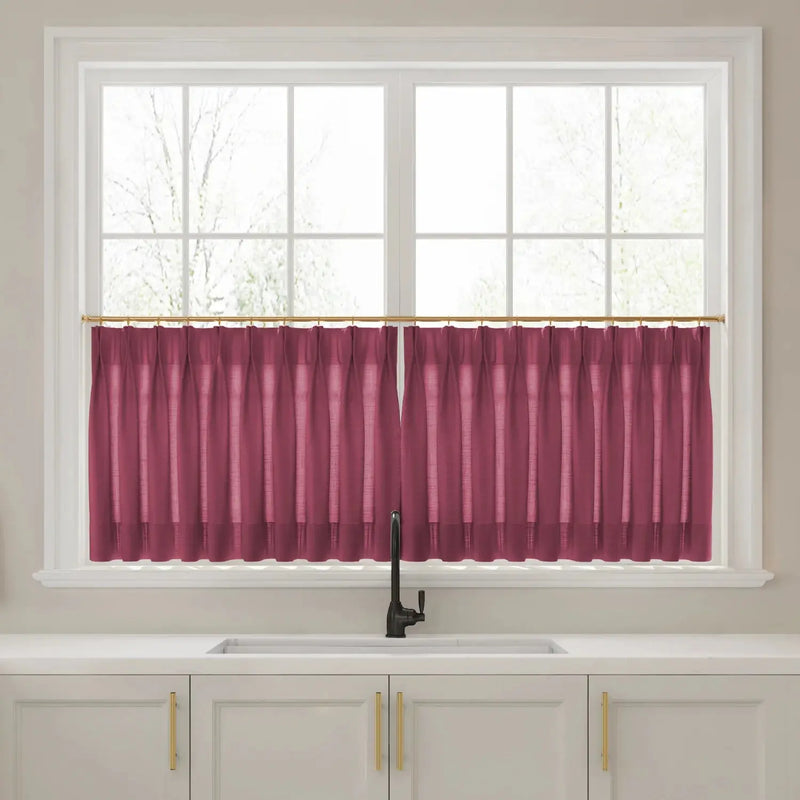 Liz Linen Cafe Curtains