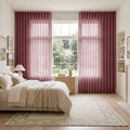 Liz Linen S-fold Curtain with Belt Hook - Leo Track
