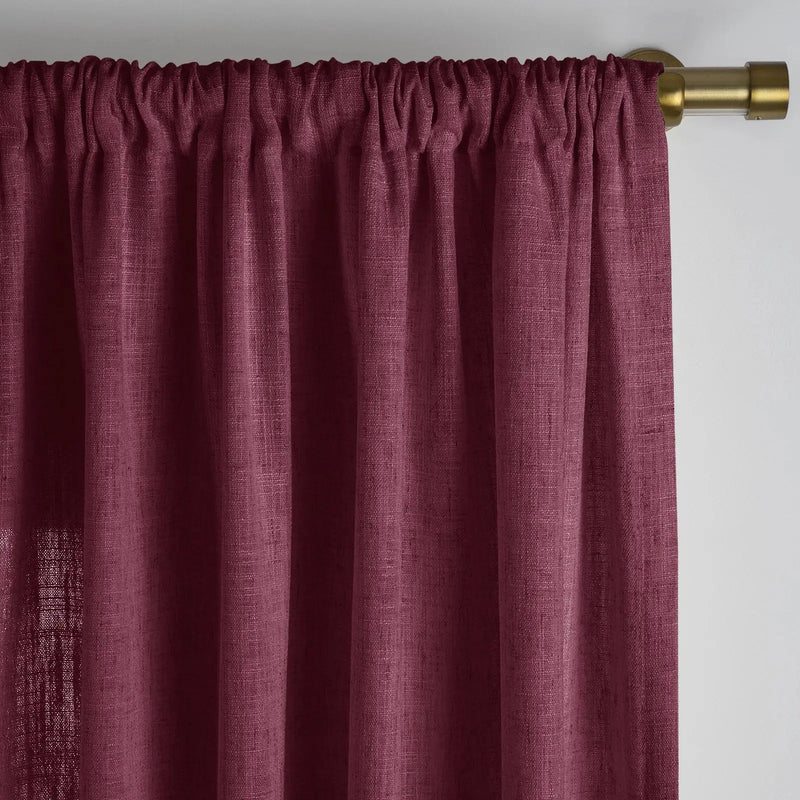 Liz Linen Soft Top Curtains