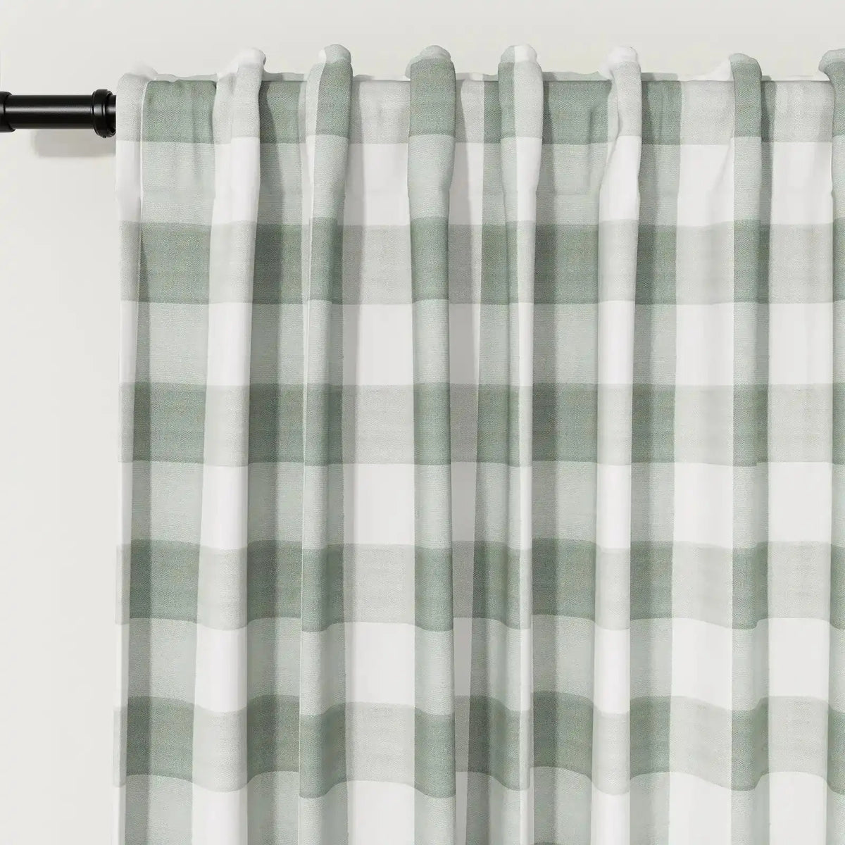 Celia Striped Plaid Curtains