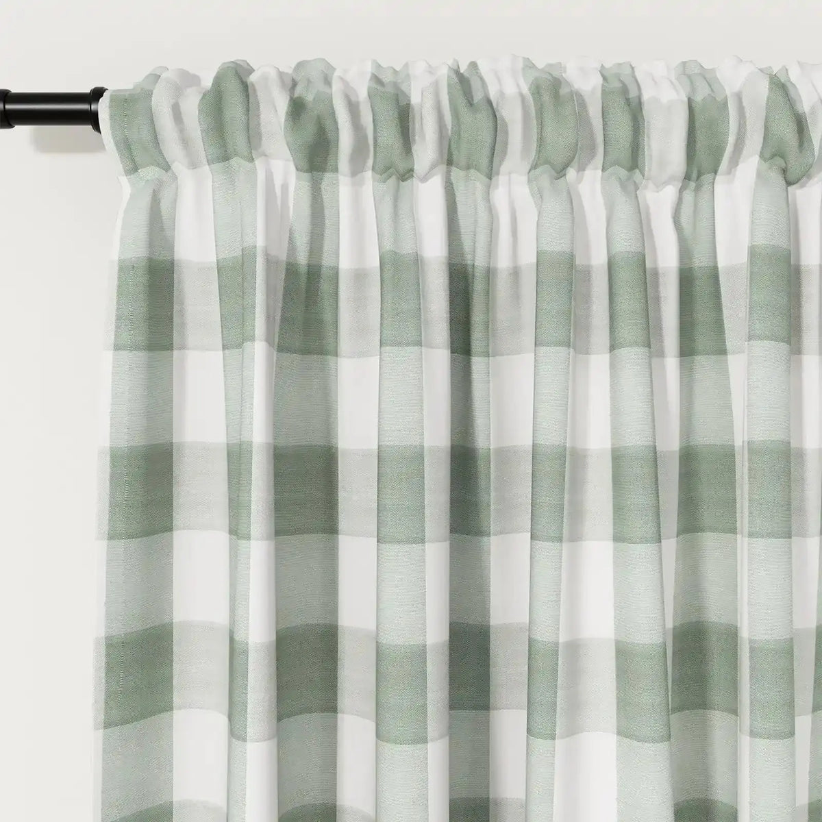 Celia Striped Plaid Curtains