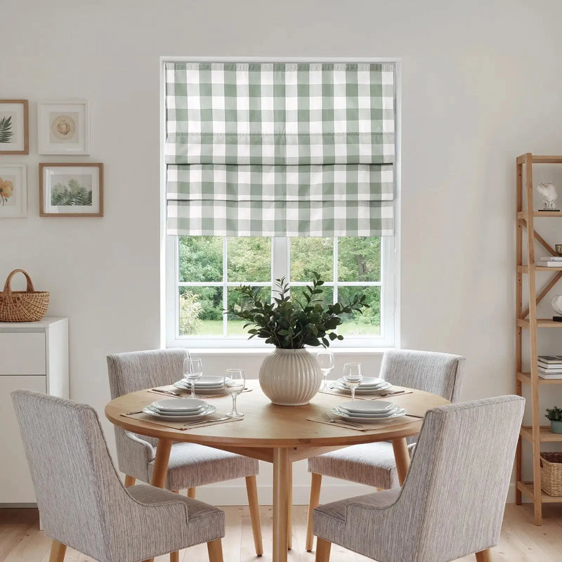 Celia Patterned Roman Blind Cord Lift