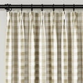 Celia Striped Plaid Curtains