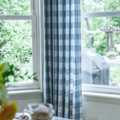 Celia Striped Plaid Curtains
