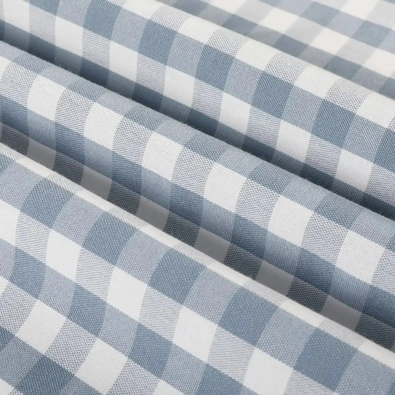 Celia Striped Plaid Curtains