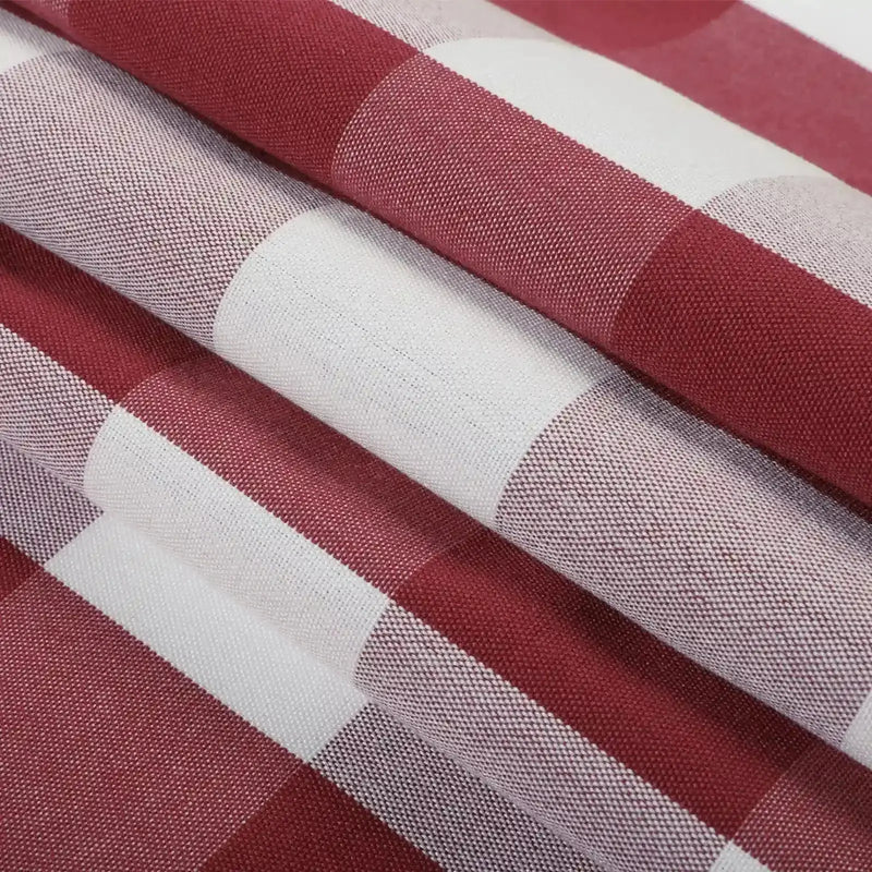 Celia Striped Plaid Curtains
