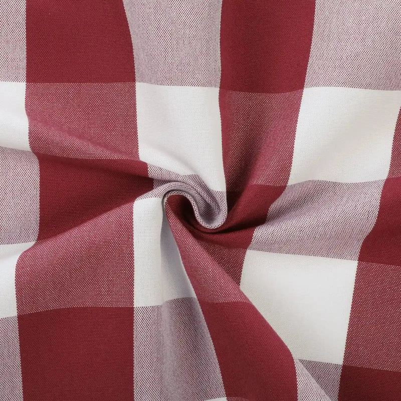 Celia Striped Plaid Curtains