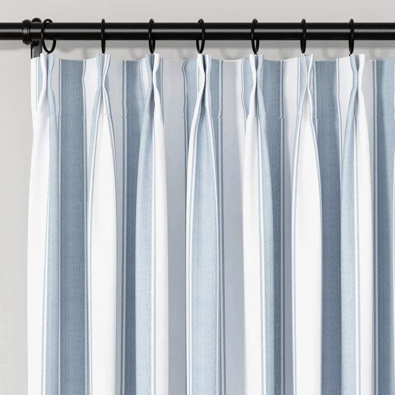Celia Striped Plaid Curtains