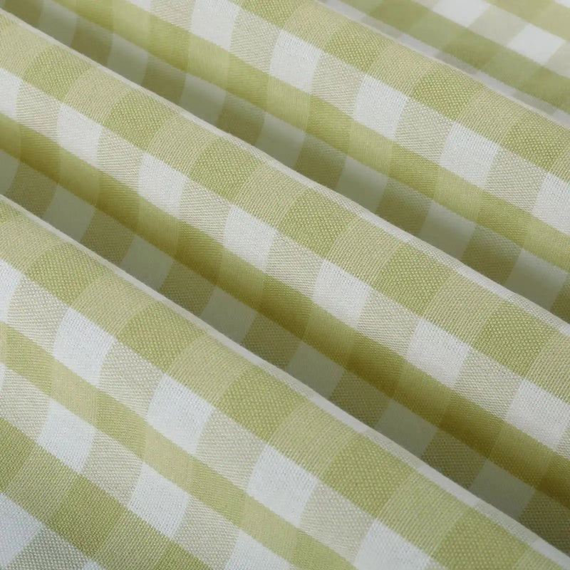 Celia Striped Plaid Curtains