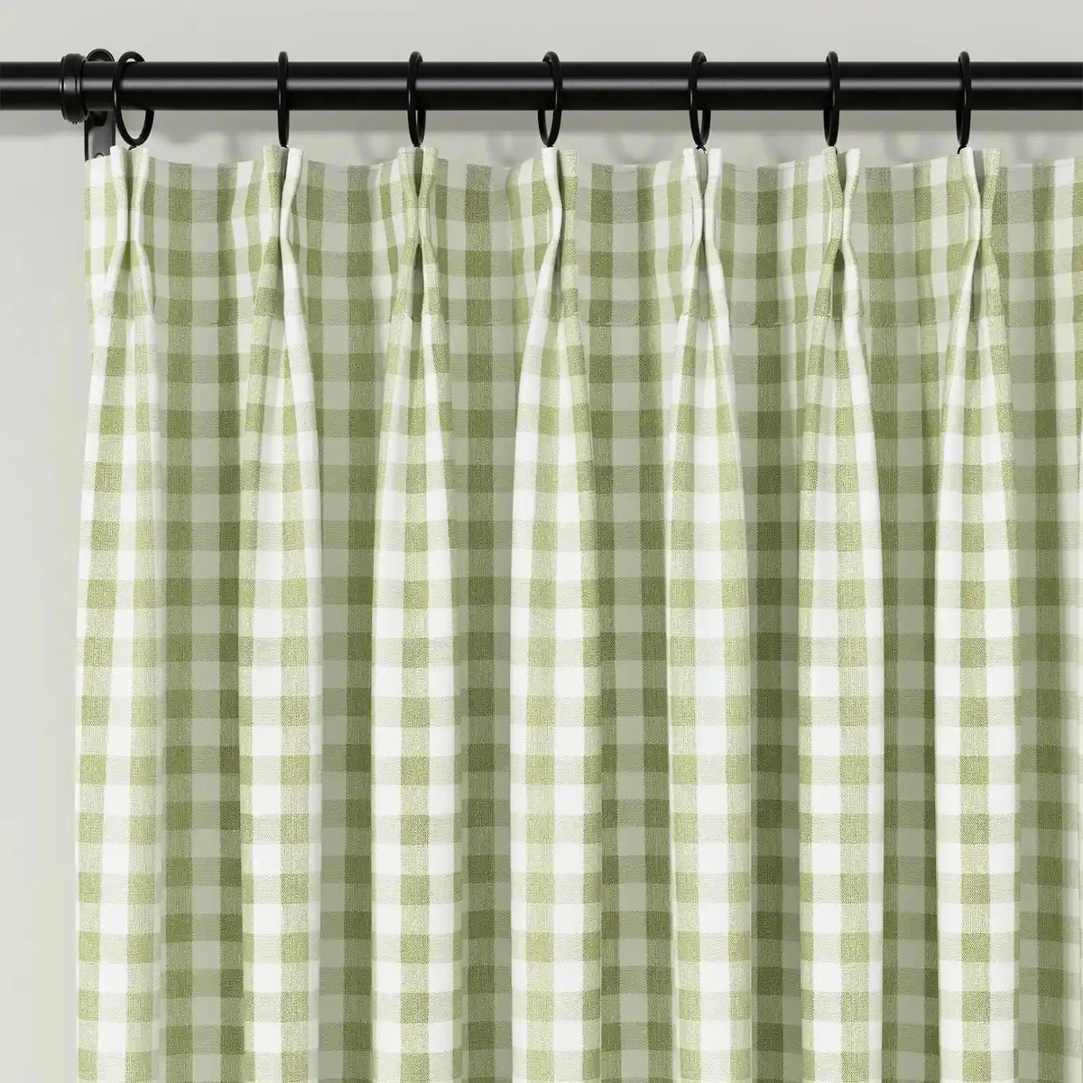 Celia Striped Plaid Curtains