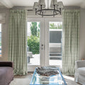 Britt Bengoechea x TWOPAGES Cottage Floral Printed Linen Cotton Pleated Curtains