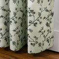 Britt Bengoechea x TWOPAGES Cottage Floral Printed Linen Cotton Pleated Curtains