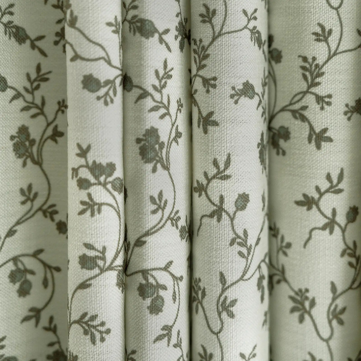 Britt Bengoechea x TWOPAGES Cottage Floral Printed Linen Cotton Pleated Curtains