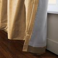 Veda Lustrous Cotton Velvet Pleated Curtains