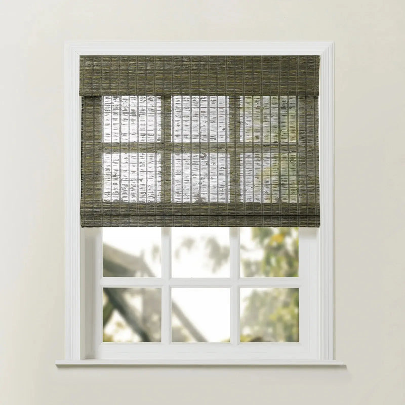 Rae Natural Ramie Jute Woven Wood Blinds - Series D