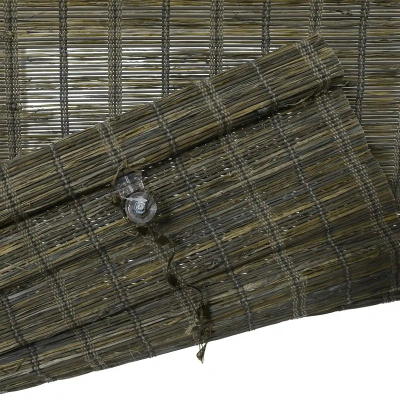 Rae Natural Ramie Jute Woven Wood Blinds - Series D