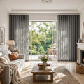 Liz Linen S-fold Curtains with Snap Tape - Lora Track