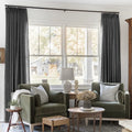 Liz Linen Pleated Curtains
