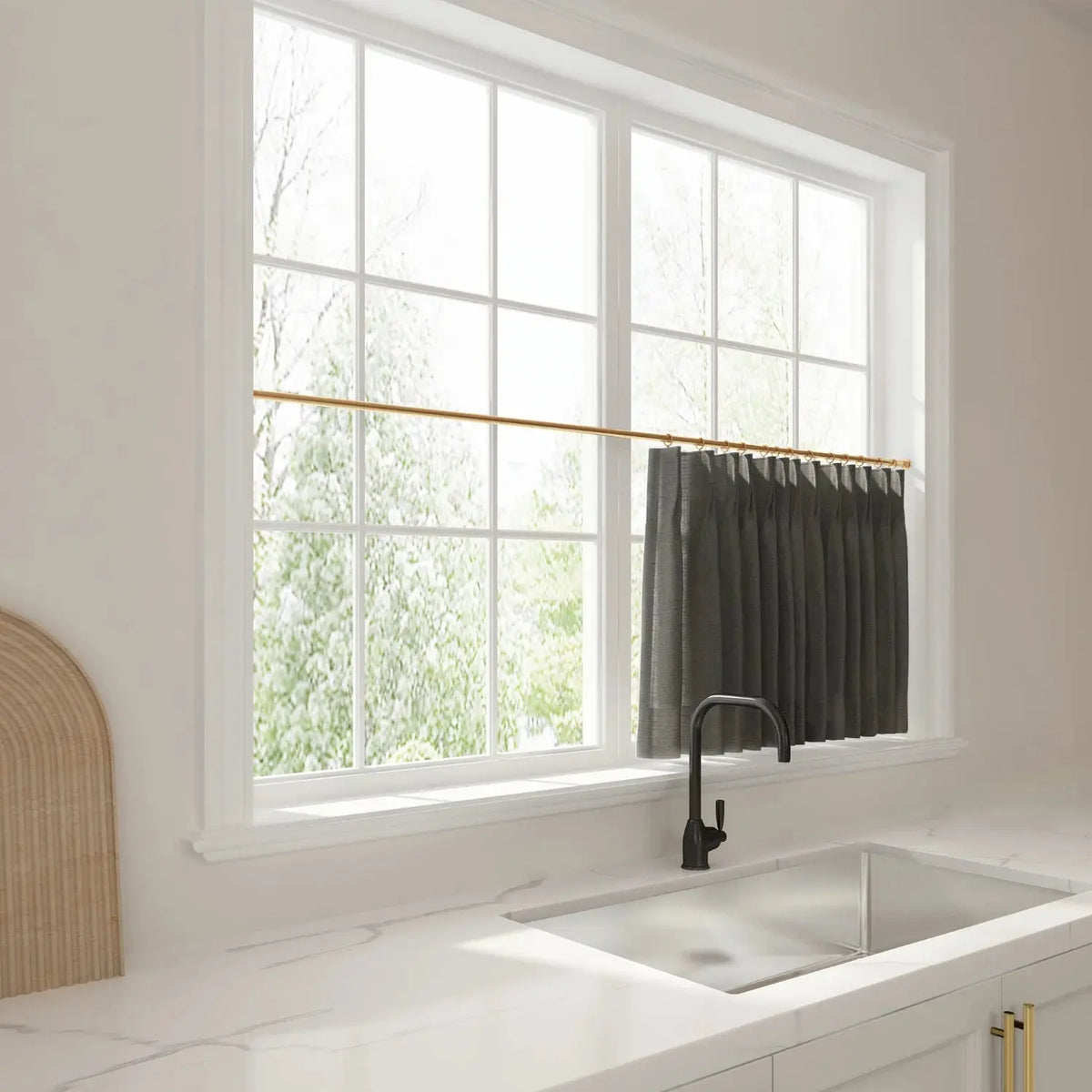 Liz Linen Cafe Curtains