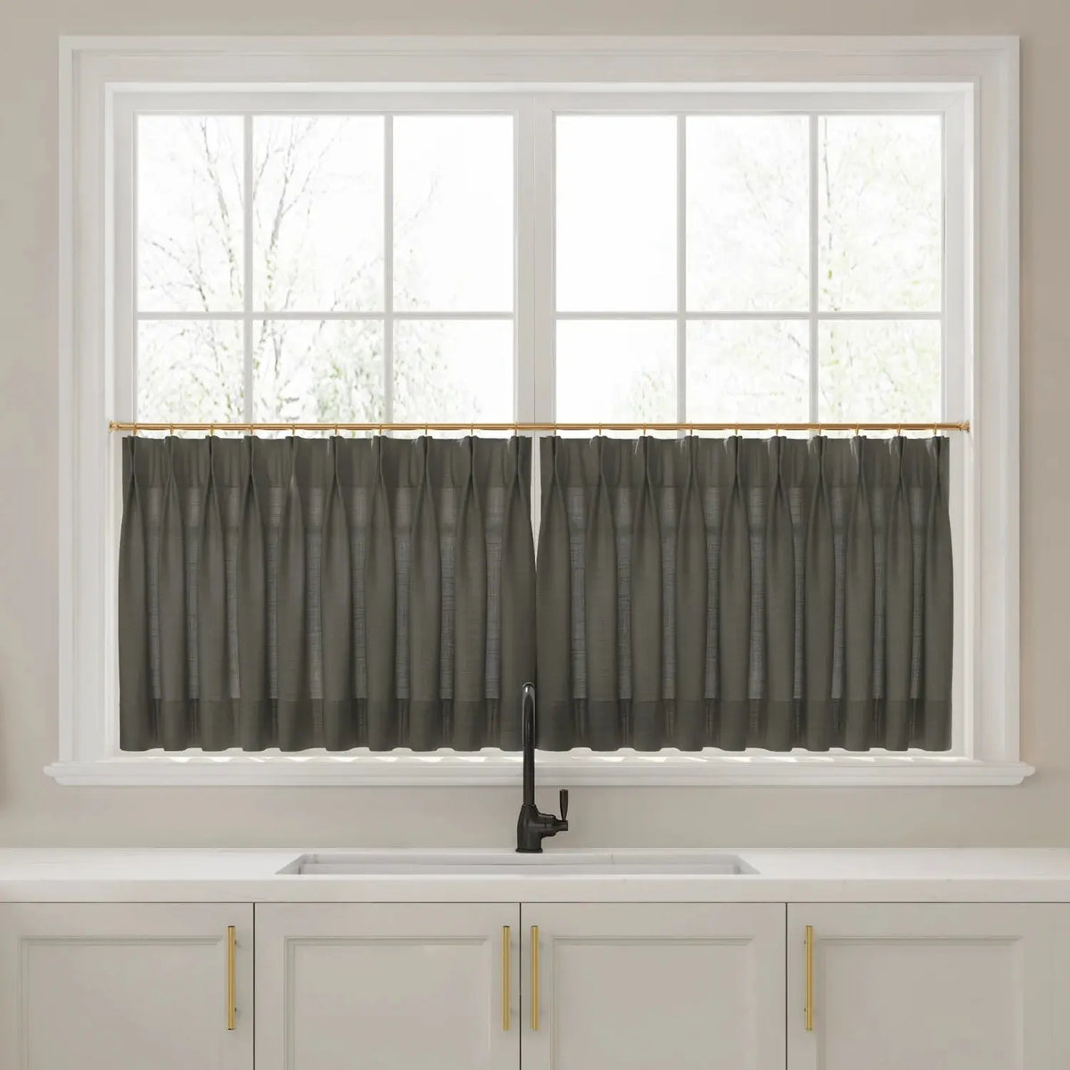 Liz Linen Cafe Curtains