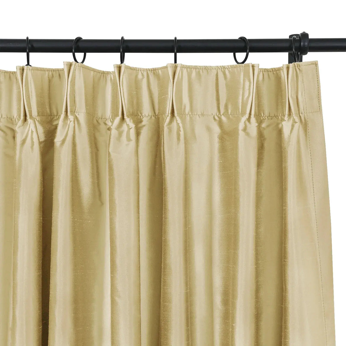 Selman Dupioni Silk Pleated Curtain