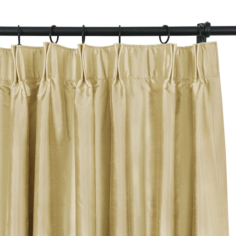 Selman Dupioni Silk Pleated Curtain