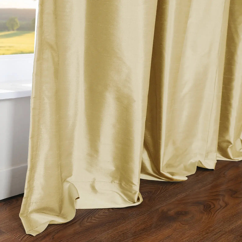 Selman Dupioni Silk Pleated Curtain