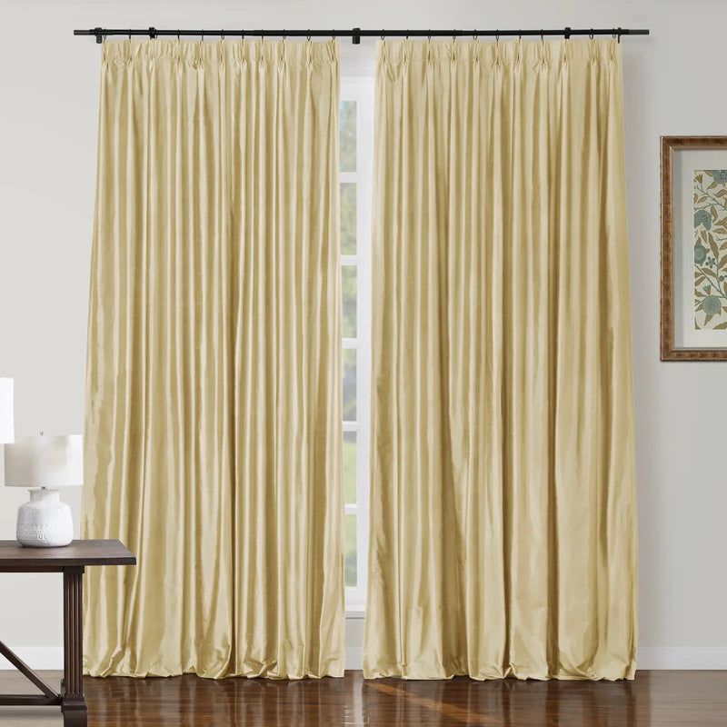 Selman Dupioni Silk Pleated Curtain