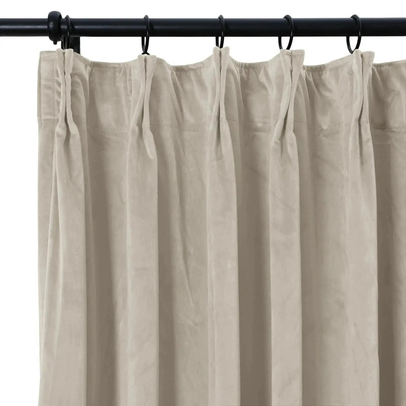 Birkin Velvet Pleated Curtains