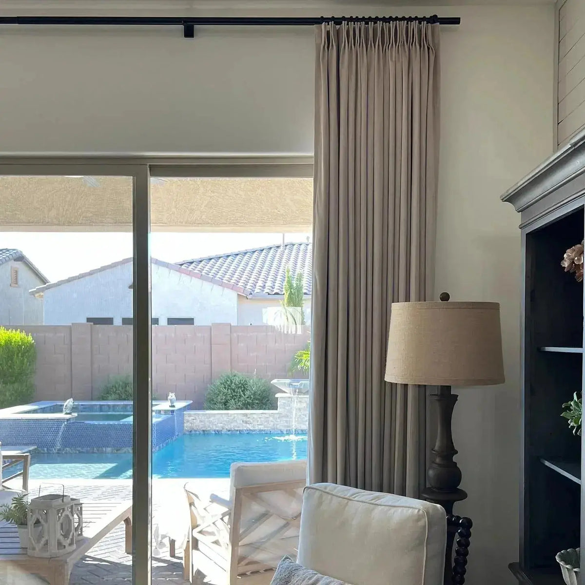 Birkin Velvet Pleated Curtains