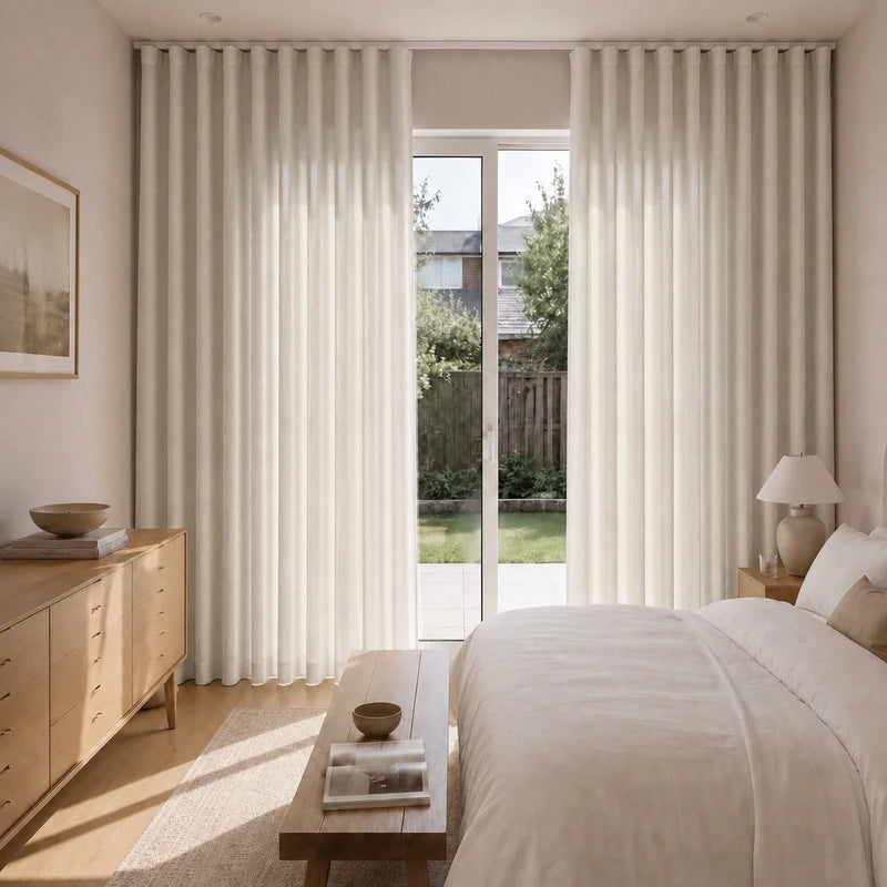 Birkin Velvet S-fold Curtains with Snap Tape - Lora Track