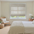 Rae Natural Ramie Flax Woven Wood Blinds - Series C