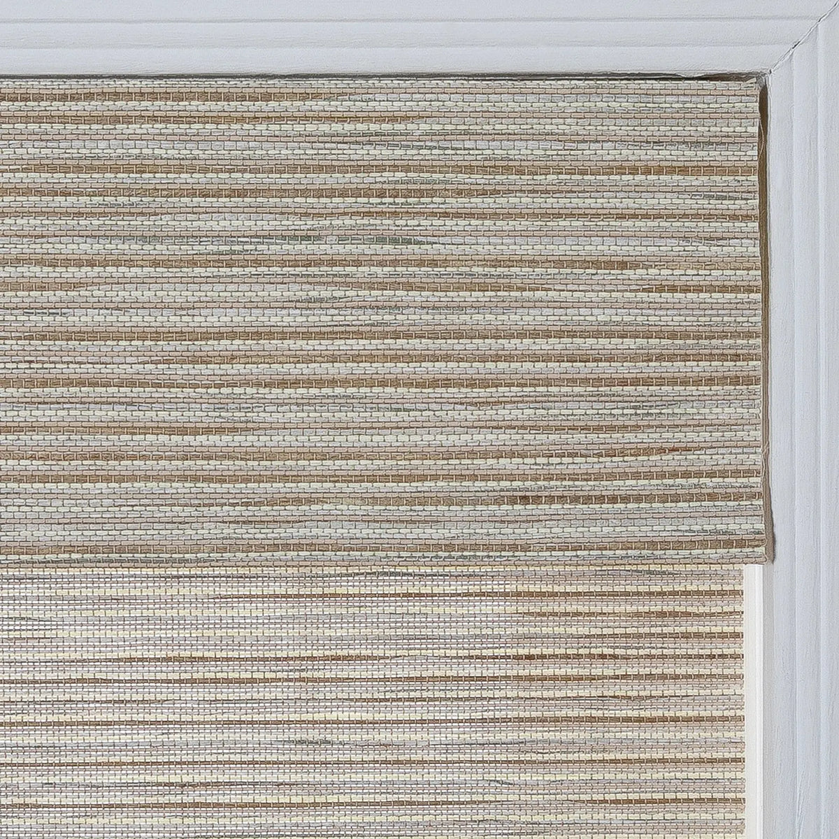 Rae Natural Ramie Flax Woven Wood Blinds - Series C